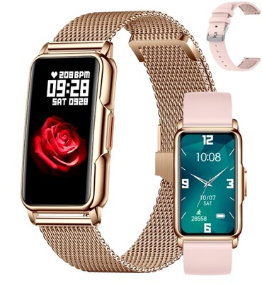 ZEGAREK DAMSKI OPASKA SMARTBAND SMARTWATCH PULS