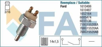 CONMUTADOR DE LUZ RETROVISOR FORD  