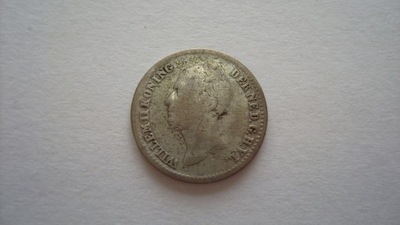 Moneta, 10 centów Niderlandy 1849