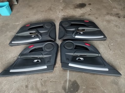 Обшивка двері правий перед renault laguna iii hb шкіра фото №1