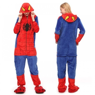 piżama onesie spiderman XL