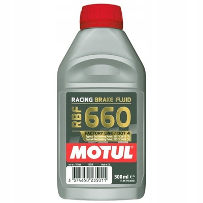 MOTUL RBF 660 DOT4 RACING 500ml - Płyn hamulcowy