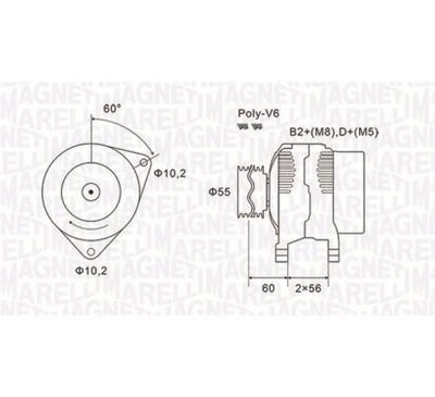 MM ГЕНЕРАТОР 12V OPEL ASTRA G/OMEGA B/SIGNUM