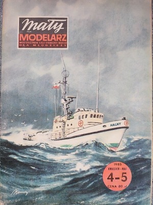 Mały Modelarz 4-5/1985 statek ratownictwa Halny