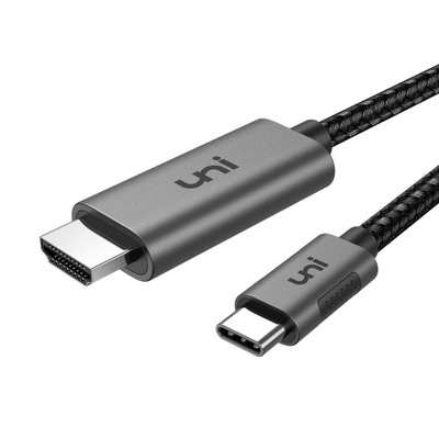 UNI KABEL PRZEJŚCIÓWKA USB-C NA HDMI 4K 60Hz 0,9M