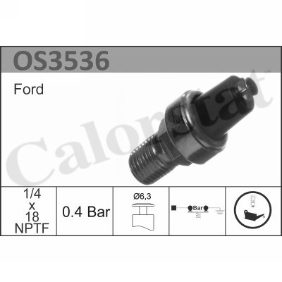 Calorstat by vernet os3536 вимикач тисковий оливи фото №1
