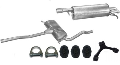 VOLKSWAGEN PASSAT 1.9 D 1999- SILENCER SYSTEM SET  