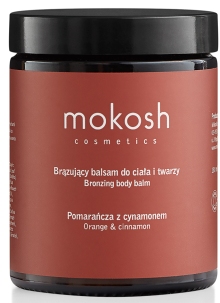 MOKOSH BRĄZUJĄCY BALSAM DO CIAŁA I TWARZY POMARAŃCZA CYNAMONEM 180ML