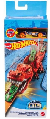 Hot Wheels TOR SAMOCHODOWY WYRZUTNIA DINOZAUR