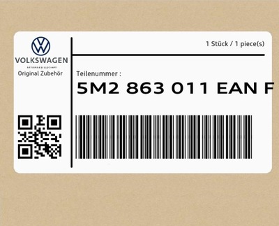 Коврик 5m2863011eanf vw golf фото №1