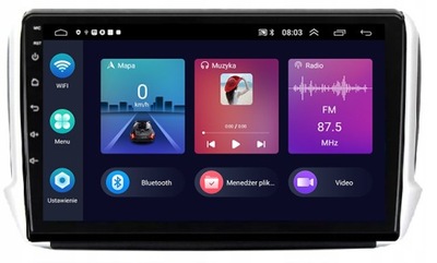 РАДІО GPS ANDROID PEUGEOT 208 2008 WIFI 32GB