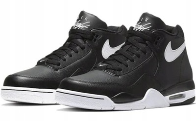 Buty męskie NIKE FLIGHT LEGACY czarne koszykarskie wygodne SKÓRZANE zima