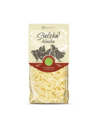 MAKARON (2-JAJECZNY) KRAJANKA CIENKA BIO 250 g - BARTOLINI