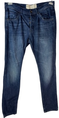 BURTON MENSWEAR Spodnie jeansowe 34/34 strecz