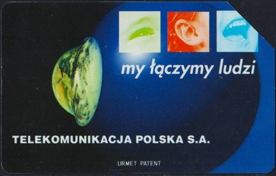 Karta używana Nr 42 50 imp. "My łączymy ludzi" w stanie dobrym