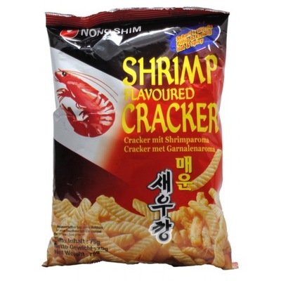 krakersy krewetkowe Shrimp ostre 75 g NONGSHIM