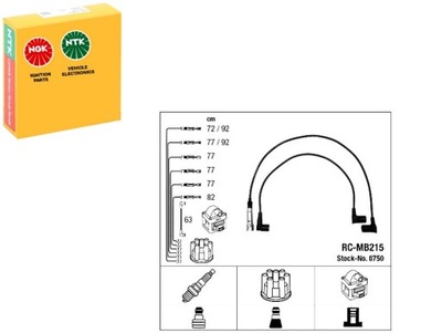 JUEGO TUBOS DE ENCENDIDO MERCEDES S C126 S W126 SL R107 4.1-5.5  