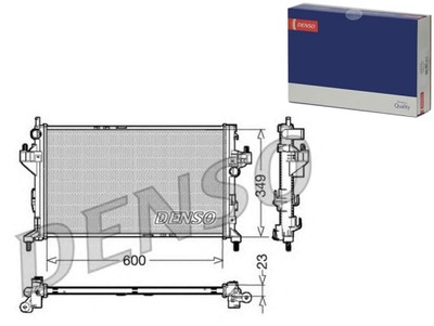 Denso радіатор двигуна opel combo combo tour cors фото №1