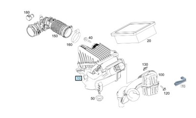 Корпус фільтра повітря smart forfour w453 фото №1
