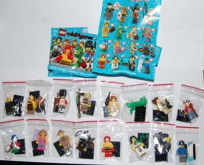 Lego Minifigures Seria 5 Komplet 16 figurek