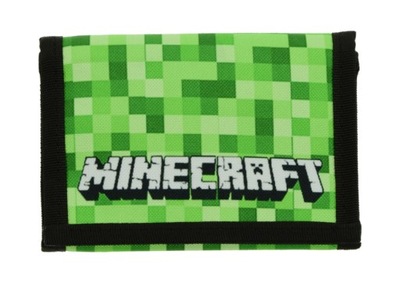 portfel MINECRAFT portfelik rozkładany wzór M2