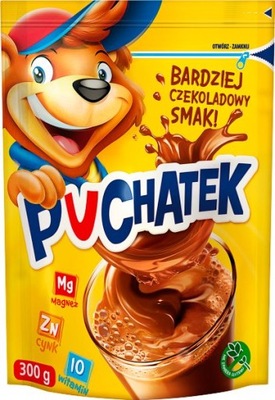 PUCHATEK NAPÓJ KAKAOWY Z WITAMINAMI 300 G