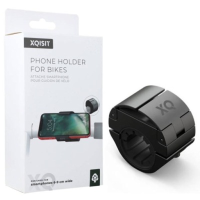 ORYGINALNY UCHWYT ROWEROWY NA TELEFON KIEROWNICĘ XQISIT CZARNY