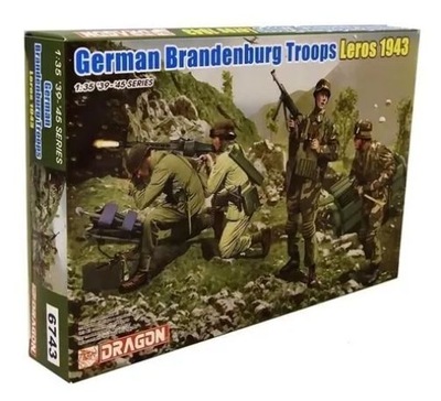 German BRANDENBURG Troops Leros 1943 1/35 Dragon 6743