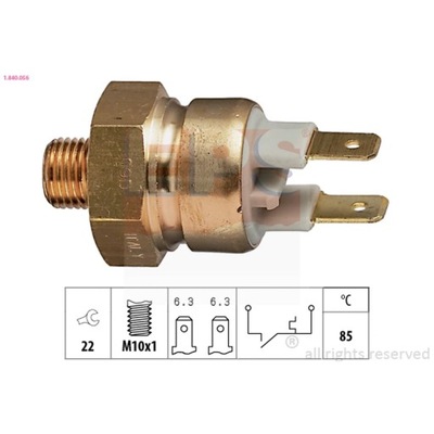 CONMUTADOR TEMPERATUROWY, KONTROLKA DE LÍQUIDO REFRIGERACIÓN EPS 1.840.056  