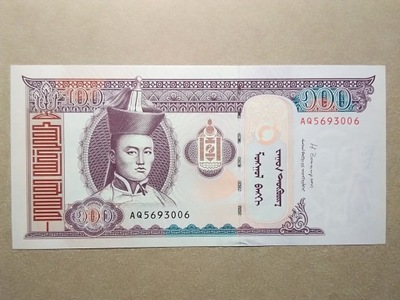 MONGOLIA 100 tugrik 2014 r.