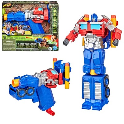 PISTOLET AUTOBOT Nerf Transformers Rise of the Beasts 2w1 Optimus Prime