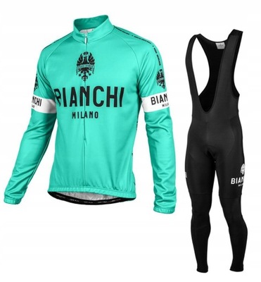 Bianchi Strój kolarski na rower MTB długim rękawem