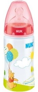 NUK BUTELKA ANTYKOLKOWA FIRST CHOISE 300 ML SMOCZEK 0-6 M-CY KUBUŚ PUCHATEK