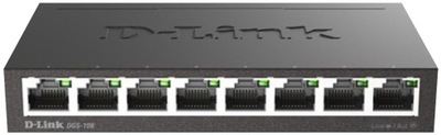 Switch 8-port D-Link DGS-108 Gigabit metalowy