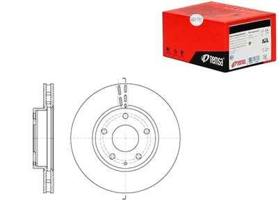 REMSA DISCOS DE FRENADO REMSA B45A33251A BD3563 BR4  