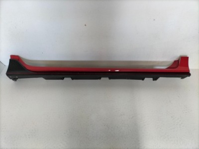 Накладка молдинг порог правая honda civic x 17- r-type фото №1