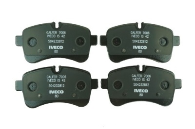 Тормозные колодки тормозные задний  iveco daily 42555917 фото №1