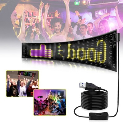 Programowalny Panel Led, Elastyczna Tablica Z Wynikami Led, Panel Rgb