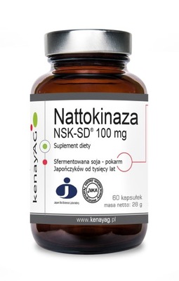Kenay Nattokinaza 100 mg NSK-S 60 kapsułek