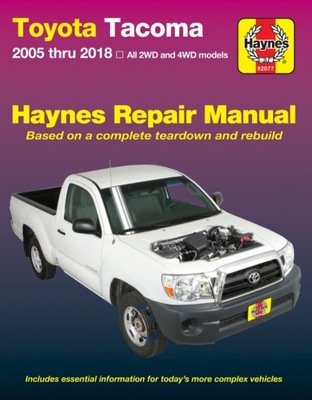 TOYOTA TACOMA (2005 - 2018) DESCRIPCIÓN REPARACIÓN HAYNES  