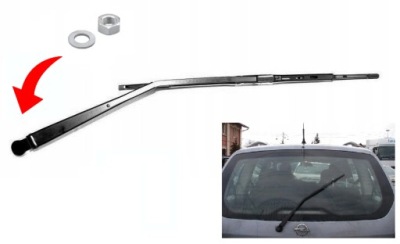 Nowe металлический рычаг дворники + щетка задняя opel zafira a гайка 6-kątna фото №1