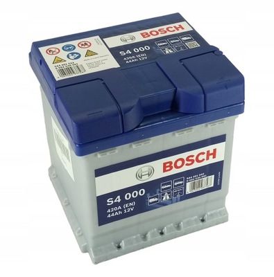 АКУМУЛЯТОР BOSCH S4 000 12V 44AH 420A P+