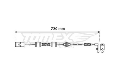 JUTIKLIS KLOCK. HAMULC. OPEL ASTRA G 98-04 PRIEK. 