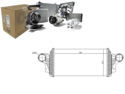 Интеркулер mercedes ml 420 cdi 4-matic 164.128 фото №1