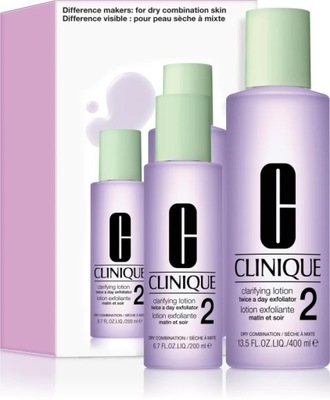 ZESTAW CLINIQUE DIFFERENCE MAKERS FOR DRY COMBINATION SKIN