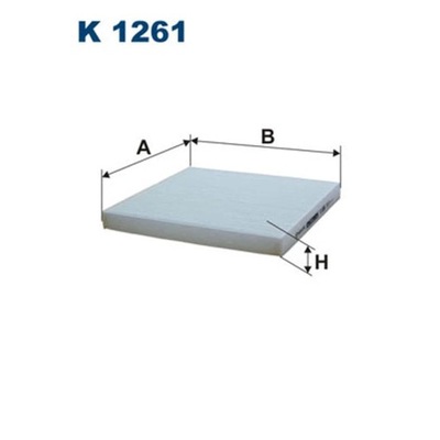 FILTR, VENTILACIÓN PRZESTRZENI PASAZERSKIEJ FILTRON K 1261  