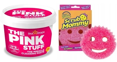 PASTA PINK STUFF 850G + GĄBKA SCRUB MOMMY ZESTAW