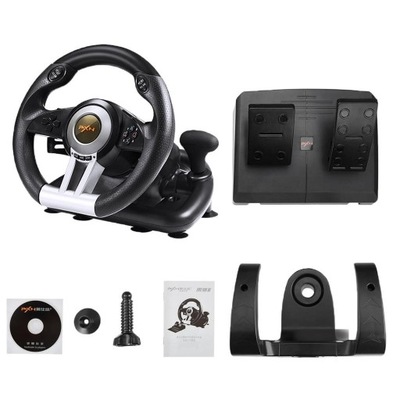 Racing Game Steering Wheel Racing Gaming Black
