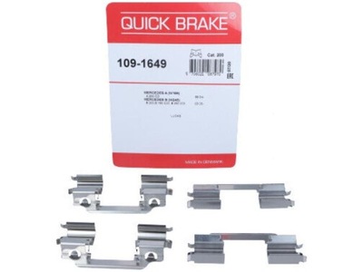 KOMPLEKTAS MONTAVIMO TRINKELIŲ QUICK BRAKE 109-1649 