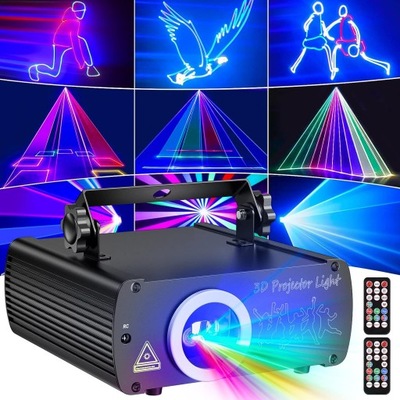 Oświetlenie dyskotekowe DJ | 3D RGB Animacja Party